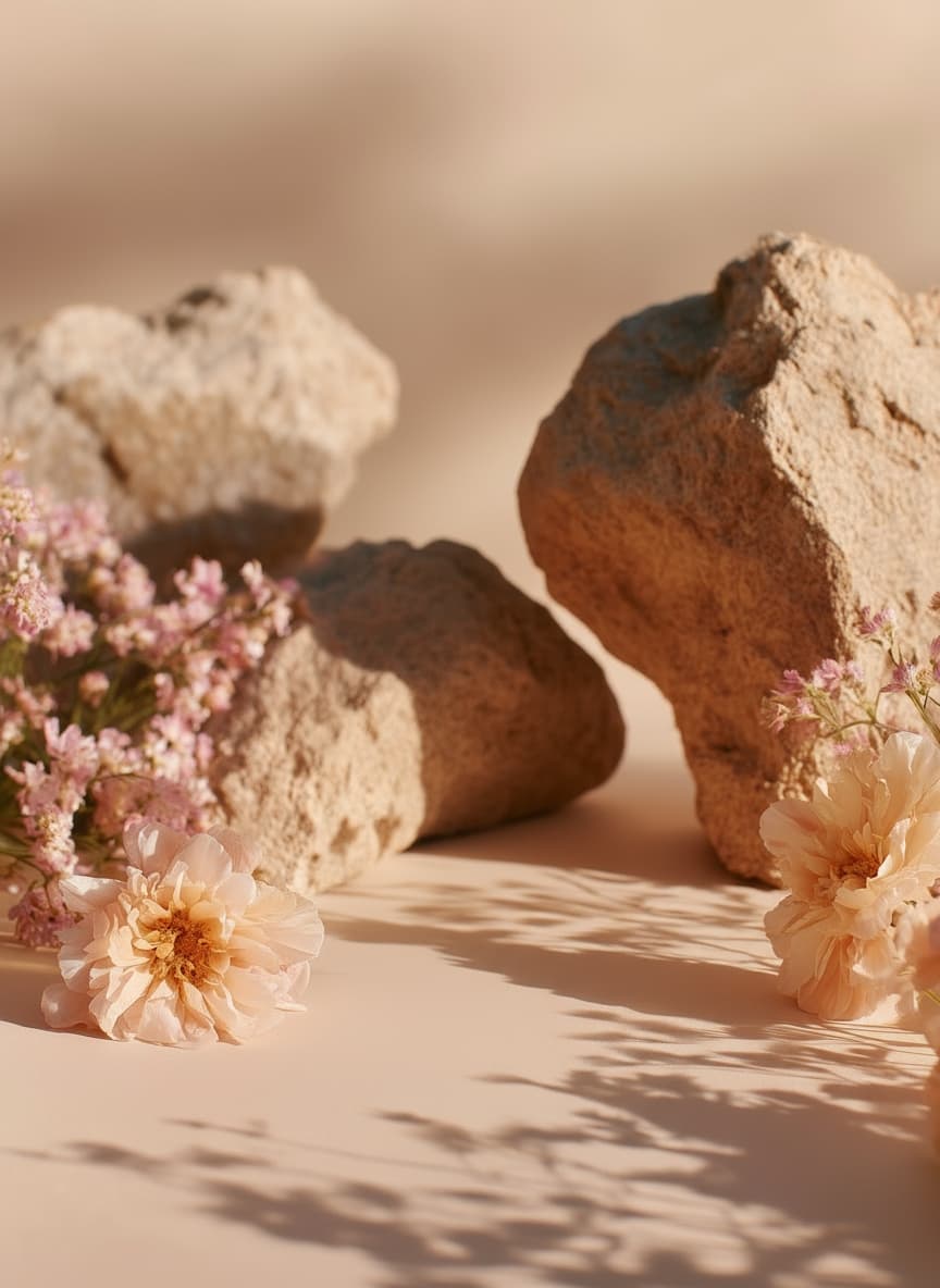 Stone Podium Mockup Kit